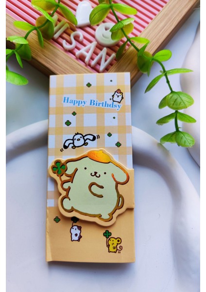 Kuromi-My Melody-Cinnamaroll-Pompompurrin Cırtcırtlı Post-It Defter fiyatları