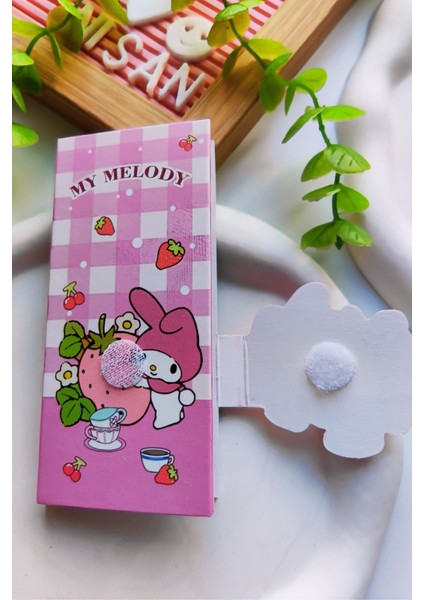Kuromi-My Melody-Cinnamaroll-Pompompurrin Cırtcırtlı Post-It Defter fiyatları