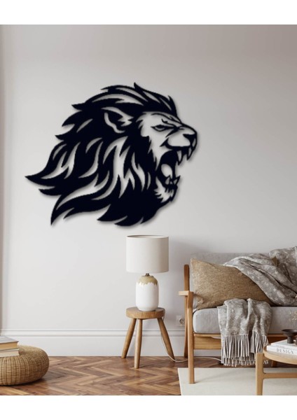 Aslan Duvar Dekoru, Sarı Kırmızı Duvar Dekoru