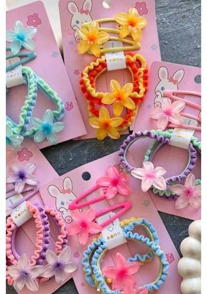 Manolya Figürlü Toka Seti (2 Adet Kalın Lastik - 2 Adet Çıtçıt) fiyatları