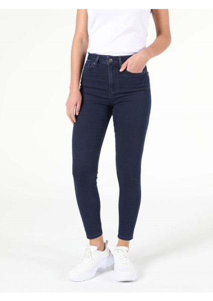 760 Dıana Yüksek Bel Dar Paça Super Slim Fit Jean Kadın Jean Pantolon