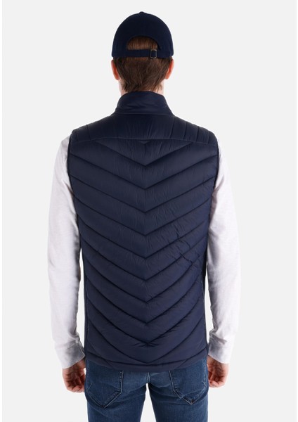Slim Fit Erkek Lacivert Yelek