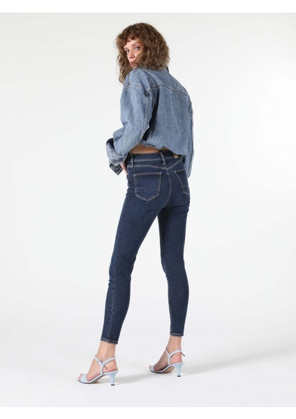 Super Slim Fit Yüksel Bel Dar Paça Kadın Denim Jean Pantolon fiyatları