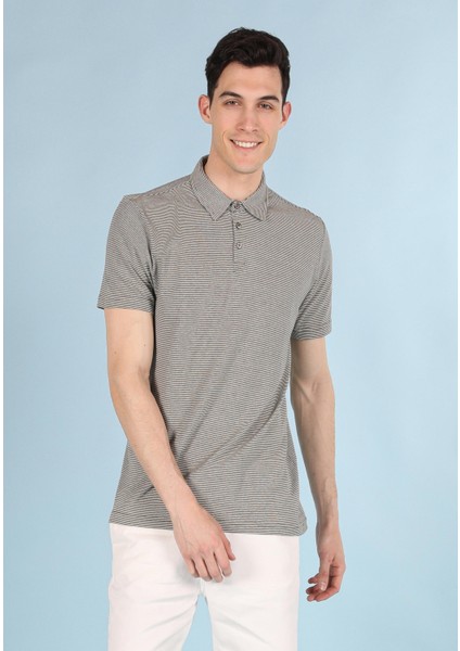 Regular Fit Polo Yaka Düz Erkek Yeşil Kısa Kol Tişört modelleri