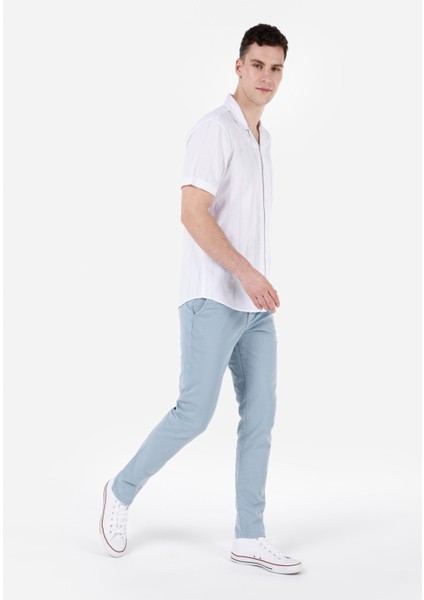 Slim Fit Orta Bel Erkek Pantolon