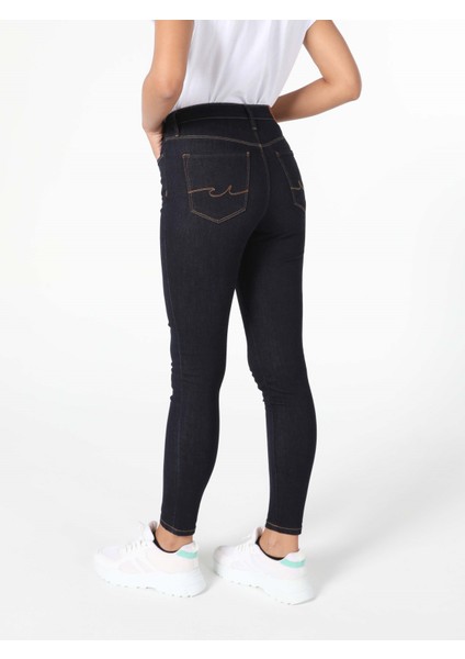 Super Slim Fit Yüksel Bel Dar Paça Kadın Denim Jean Pantolon fiyatları