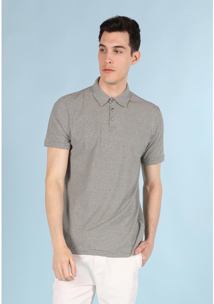 Regular Fit Polo Yaka Düz Erkek Yeşil Kısa Kol Tişört fırsatları