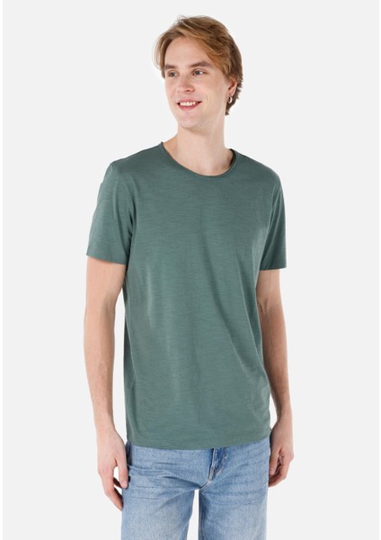 Yeşil Erkek Tshirt K.kol