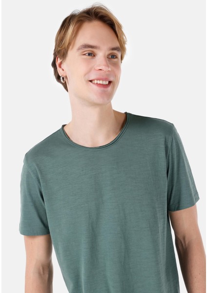 Yeşil Erkek Tshirt K.kol