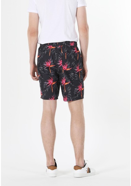 Slim Fit Erkek Antrasit Deniz Şortu