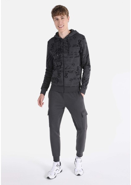 Slim Fit Erkek Antrasit Sweatshirt modelleri