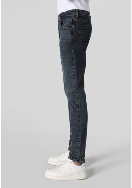 041 Danny Slim Fit Düşük Bel Dar Paça Erkek Denim Jean Pantolon