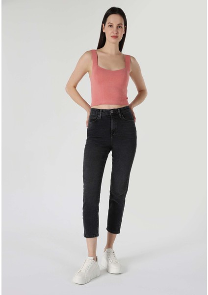 Slim Fit Kadın Turuncu Atlet