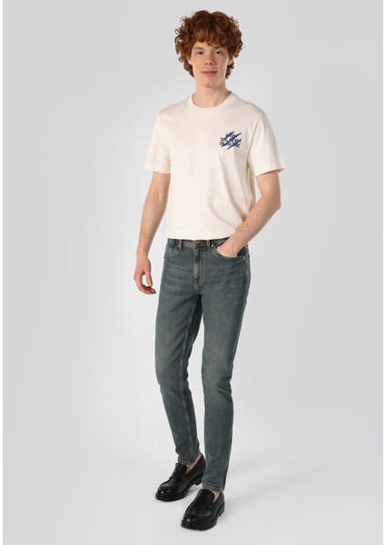 041 Danny Slim Fit Düşük Bel Dar Paça Erkek Denim Jean Pantolon