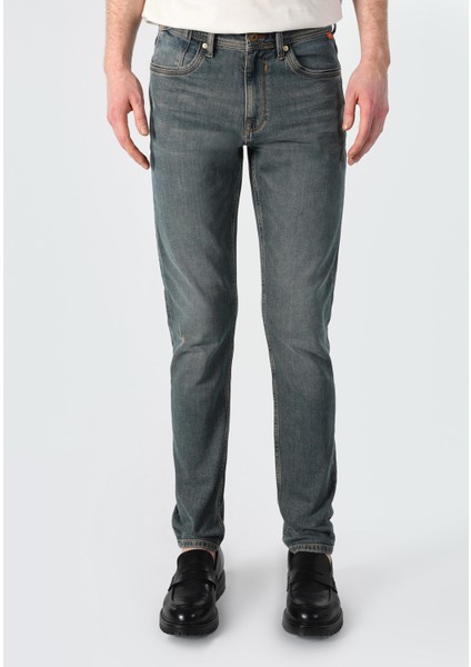 041 Danny Slim Fit Düşük Bel Dar Paça Erkek Denim Jean Pantolon