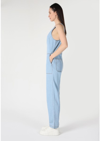 Regular Fit Kadın Mavi Jean Pantolon