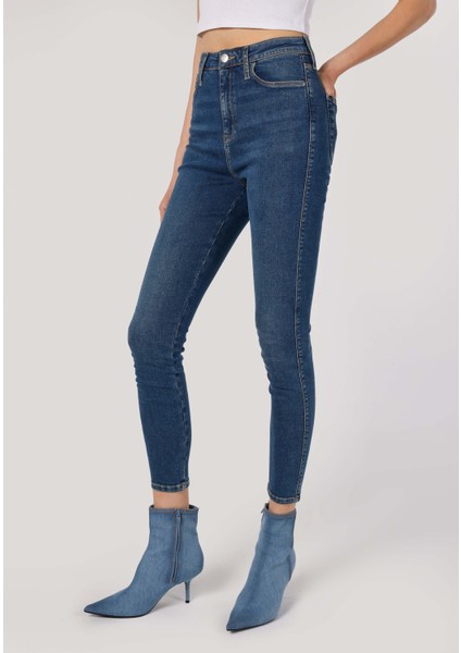 760 Dıana Skinny Fit Yüksel Bel Dar Paça Kadın Denim Jean Pantolon