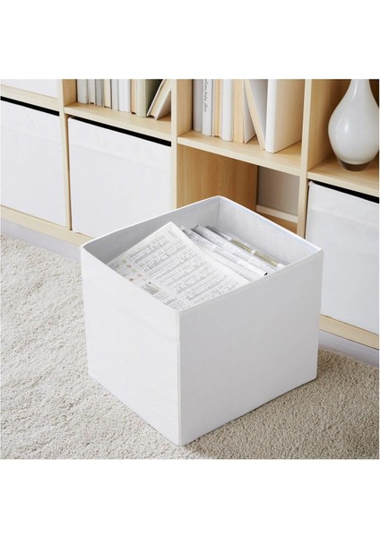 2 Adet Çok Amaçlı Düzenleyici Kutu 33 x 38 x 33 Ikea 2'li Set Saklama Kutusu Gri-Beyaz Polyester fiyatları