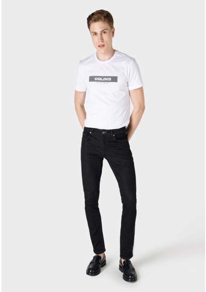 044 Karl Straight Fit Düşük Bel Düz Paça Erkek Mavi Jean Pantolon