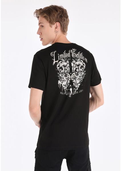 Siyah Erkek Tshirt K.kol