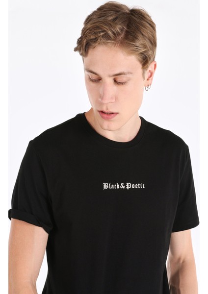 Siyah Erkek Tshirt K.kol