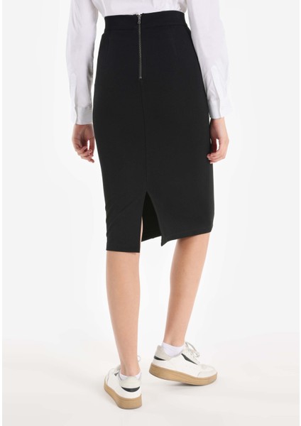 Slim Fit Kadın Siyah Etek fiyatları