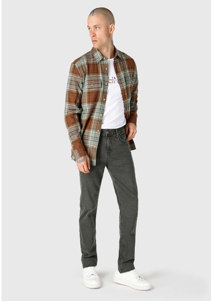 044 Karl Straight Fit Erkek Siyah Jean Pantolon