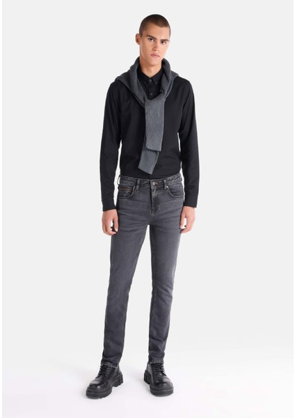 044 Karl Straight Fit Düşük Bel Düz Paça Erkek Denim Jean Pantolon