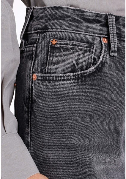 970 Berry Regular Fit Kadın Siyah Jean Pantolon