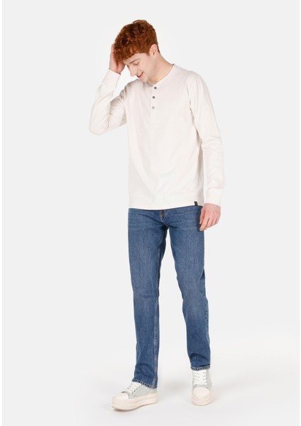 Beyaz Erkek Tshirt U.kol