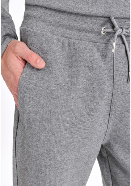 Regular Fit Orta Bel Erkek Antrasit Eşofman Altı