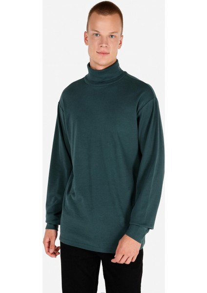 Yeşil Erkek Tshirt U.kol
