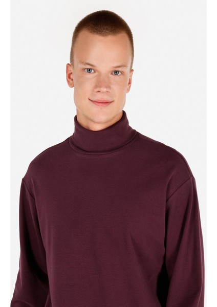 Mor Erkek Tshirt U.kol