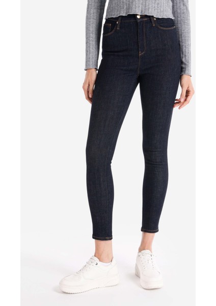760 Diana Süper Slim Fit Yüksek Bel Dar Paça Mavi Kadın Pantolon
