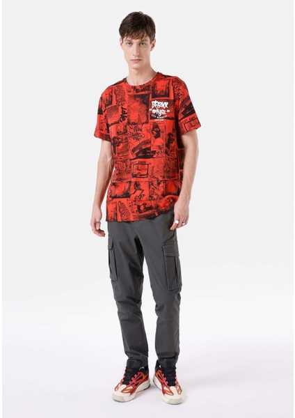 Turuncu Erkek Tshirt K.kol modelleri