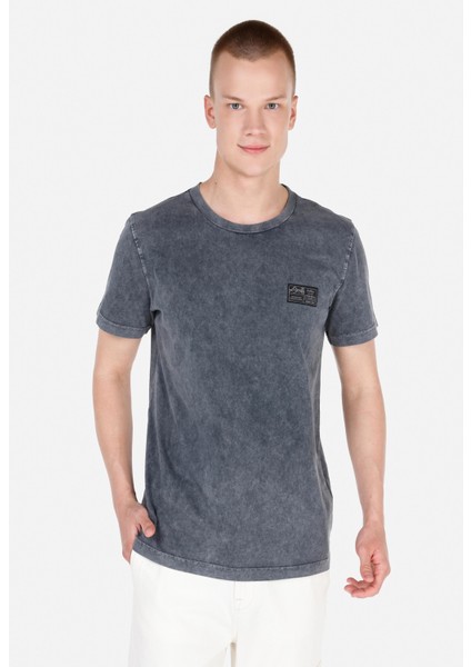 Antrasit Erkek Tshirt K.kol