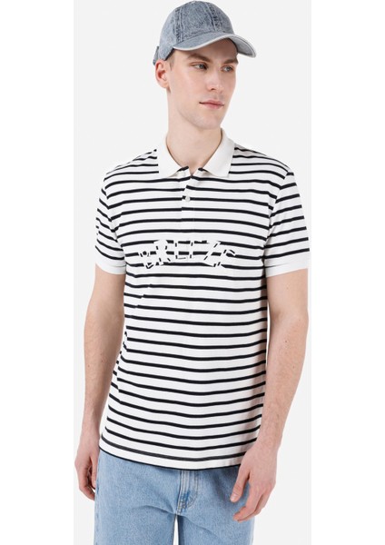 Beyaz Erkek Polo K.kol