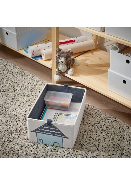 2 Parça Çocuk Odası Düzenleyici Kutu Seti 26 x 37 x 17 cm Ikea 2'li Set Düzenleme Saklama Kutusu