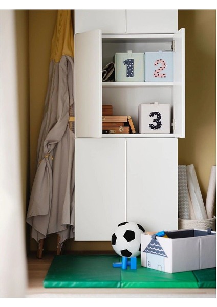6 Parça Çocuk Odası Düzenleyici Kutu Seti 17 x 27 x 17 cm Ikea 6'lı Set Saklama Kutusu Düzenleme