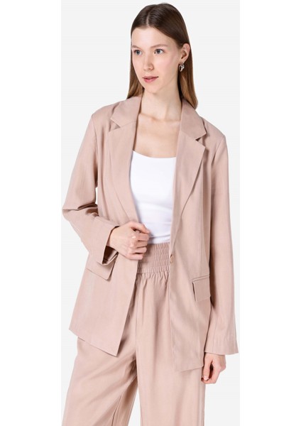 Normal Kesim Pembe Kadın Ceket CL1067679