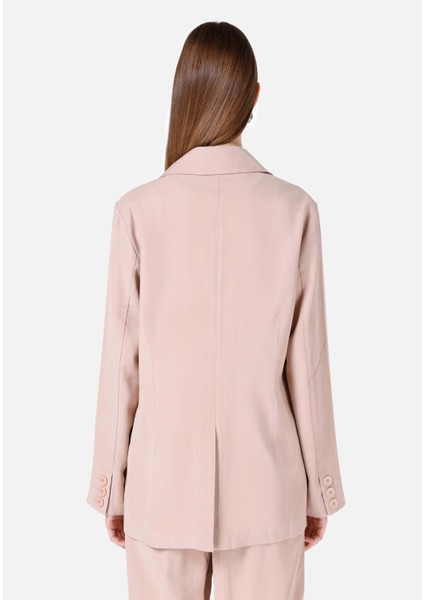 Normal Kesim Pembe Kadın Ceket CL1067679