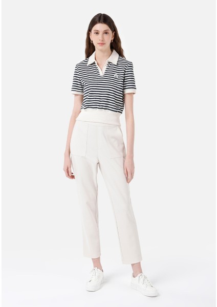 Regular Fit Orta Bel Kadın Ekru Eşofman Altı Cl1068104
