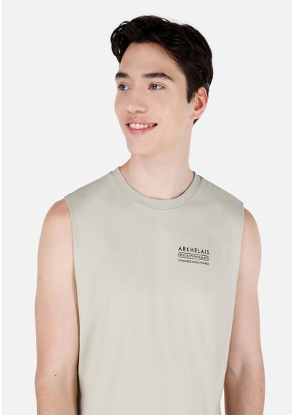 Regular Fit Erkek Yeşil Atlet