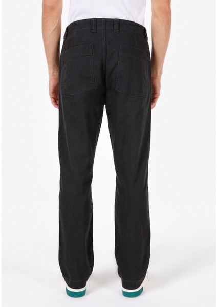 Loose Fit Orta Bel Bol Paça Erkek Antrasit Pantolon Cl1072304