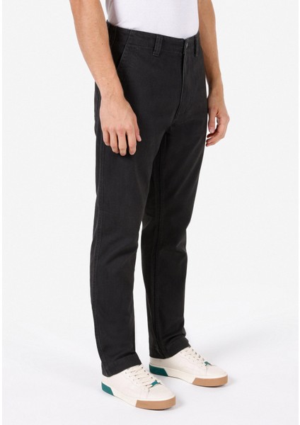Loose Fit Orta Bel Bol Paça Erkek Antrasit Pantolon Cl1072304