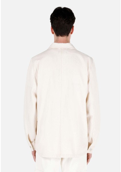 Regular Fit Klasik Yaka Erkek Bej Uzun Kol Gömlek Cl1069571