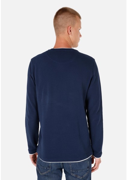 Lacivert Erkek Tshirt U.kol