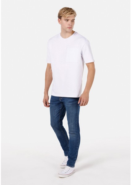 041 Danny Slim Fit Düşük Bel Dar Paça Erkek Denim Jean Pantolon Cl1071268