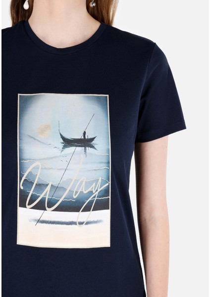 Lacivert Kadın Tshirt K.kol indirimleri