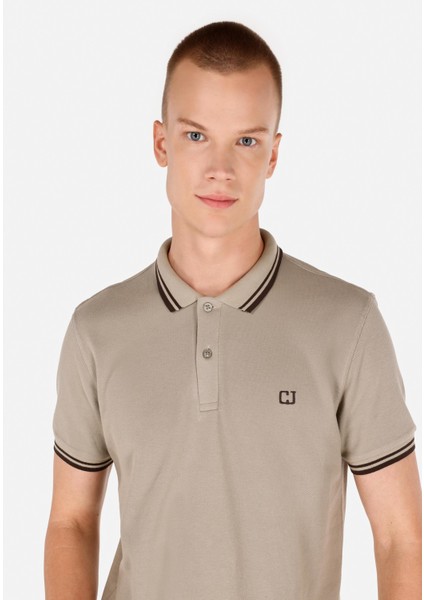 Regular Fit Polo Yaka Düz Erkek Yeşil Kısa Kol Tişört fırsatları
